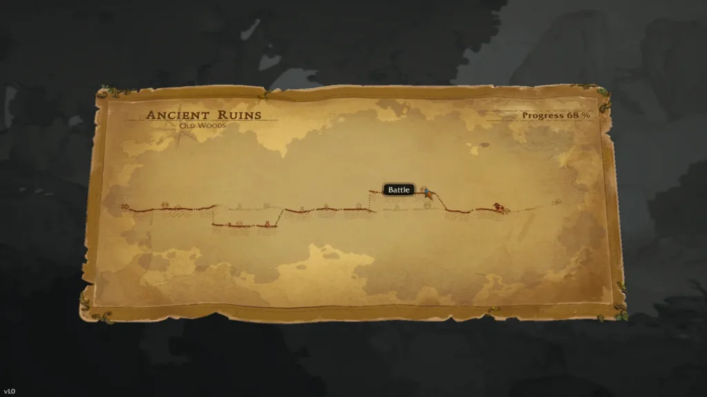 a quest map in goblin stone