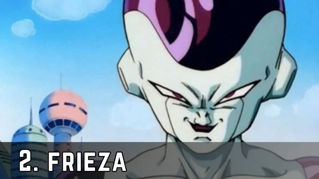 final form frieza smirking being an overconfident character in dragon ball