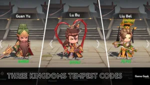 three kingdom tempest codes and coupons