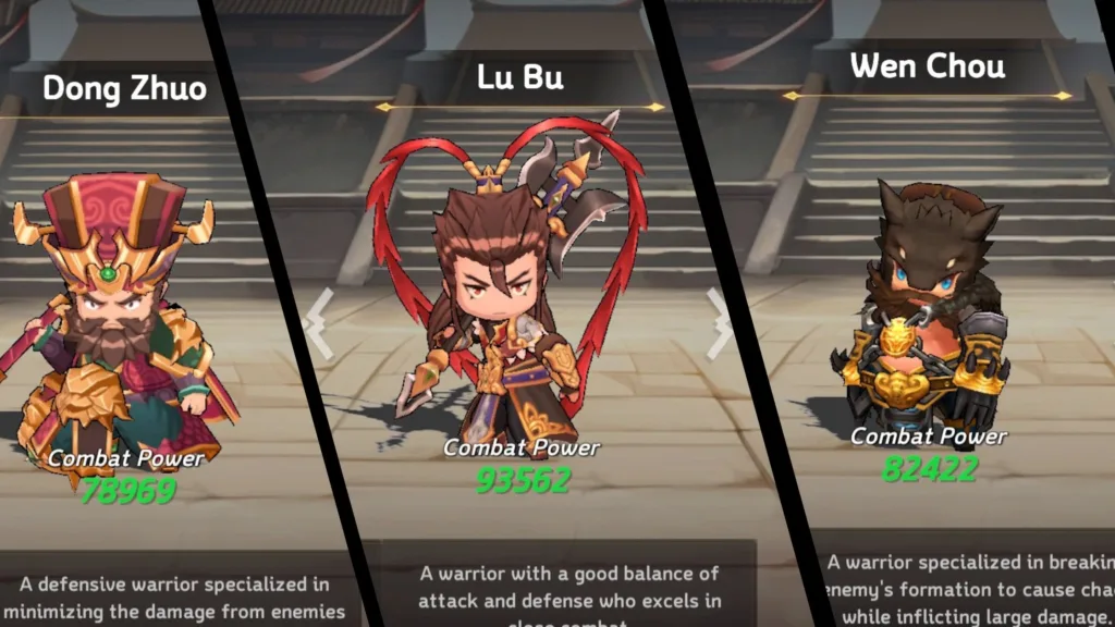 Warlord faction characters