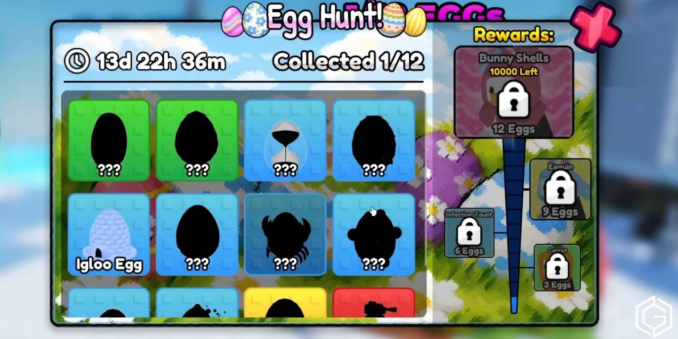 All 12 Easter Egg Locations In Roblox Knockout 2026 Easter Event Roblox Knockout Easter Egg Event 